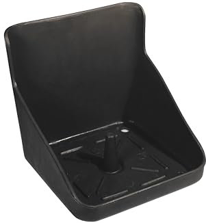 Eider Lecksteinhalter - für Lecksteine 10 kg - Kunststoff Halter für Salzleckstein (10 Stück, Schwarz)