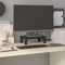 THOYTOUI TV Regal Monitor-Ständer Monitor-Heber Mit Stauraum Monitorständer Schwarz 38 x 24 x 10.5 cm Geeignet für Wohnzimmer Schlafzimmer Wohnung Hotel