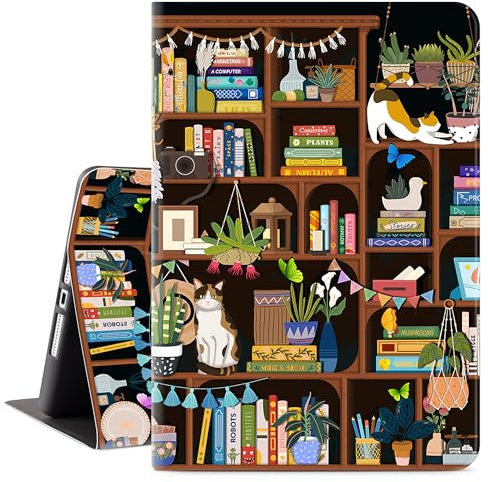 Vimorco Schutzhülle für iPad 9. Generation, Motiv: Katze, niedliche Katzen, iPad 7. / 8. Generation, Hülle für iPad 10.2, iPad 10,2 Zoll, automatische Sleep/Wake-Funktion, iPad-Abdeckung, 9.