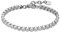 Heideman Armband Philemon Herren - Aus hochwertigem Edelstahl silber farbend poliert Tennisarmband mit dezenten glänzenden Steinchen Armkette für Männer verstellbar