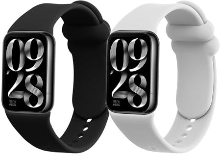 kwmobile 2X Sportarmband kompatibel mit Xiaomi Mi Band 8 Pro Armband - Fitnesstracker Band Set aus TPU Silikon