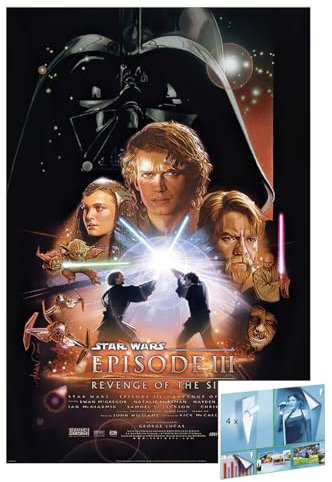 Close Up Star Wars: Episode III - Revenge of The Sith - Poster (Hauptmotiv - One-Sheet) (Größe: 61cm x 91,5cm) (Poster & Poster Strips)