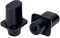 Banworks Guitars 3-Way Toggle Switch Tip Imperial 4.9mm (3/16) Pickup Selector Switch Caps Oval Switch Knob Tip Caps for USA Fender Telecaster Tele Guitars Pack of 2 JT/DWQM-01 Black with Oval Head