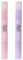 QEDBOJE 2er-Pack Nagellackentfernerstift mit Baumwollspitze, Maniküre-Manikürestift, Nagellack-Korrekturstift (Lila + Rosa)