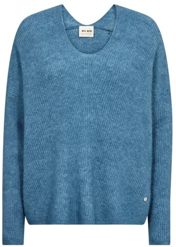 Mos Mosh Pullover Thora mit Alpaka M Blau