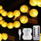 Luces de hadas al aire libre, 6M 30 LED linternas luces de hadas al aire libre con la batería / USB, 8 modos linternas al aire libre resistente a la intemperie para el jardín balcón terraza boda