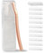Rasoir à sourcils pour femme avec 10 lames en acier inoxydable et un étui transparent portable, en alliage de haute qualité. Rasoir pour le visage femme, rasoir pour le dermaplaning, couleur or rose
