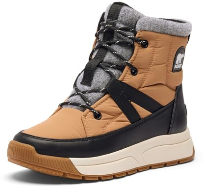 Sorel Damen Whitney III MID WP Mode-Stiefel, Tawny Buff, Black, 39 EU