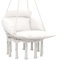 Outsunny Hanging Chair Outdoor Hammock Chair with Soft Cushion, Cotton Rope Boho Style Swing Chair, Hanging Garden Swing Seat for Indoor Outdoor, Cream White
