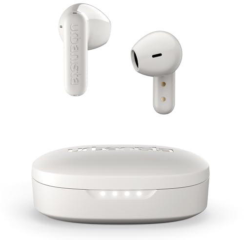 Urbanista Copenhagen 2 Kabellose Bluetooth Kopfhörer in-Ear Weiß, True Wireless Earbuds mit 4 ENC Mikros, 36 Std. Laufzeit, Bluetooth 5.4, Tiefer Bass, IPX4 Wasserfest, Kabellos mit Touch-Steuerung
