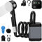 Ducha Portatil Camping, 6000mAh Ducha de Camping con Batería Recargable, Ducha Portatil Furgoneta Camper, con Pantalla LED Inteligente 3 Modos de Ducha Resistente al Agua IPX7, Al Aire Libre,Automóvil
