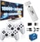 Y6 Retro Game Stick Consola de Juegos 4k con 10000+ Juegos Retro Incorporados 40+ Emuladores, 2 x 2.4G Mandos Inalámbricos, Portátil Plug & Play Video Juegos para Mejor Regalo (64G)