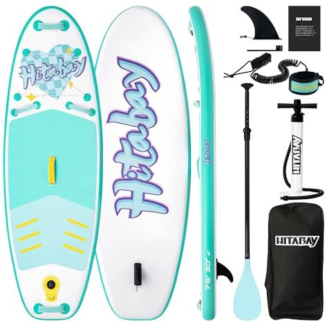 Stand Up Paddle Board im Set für Jugendliche & Kinder SUP Board Set inkl. Komplettes Zubehör, 75kg Kids SUP-Board Aufblasbar
