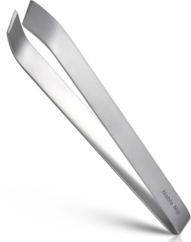 Noble Nip Fish Bone Tweezers Stainless-Steel Fish Deboning Tweezers Japanese Made Fish Pliers with Slant Tip Premium Pin Bone Remover Non-Slip Precision Grip for Salmon Fillet & Trout Food Tweezers.