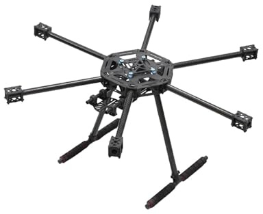 X600-X6 Hexacopter Frame with Carbon Fiber Landing Gear(Carbon Fiber Center)
