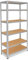 shelfplaza® 200x60x40cm Home Schwerlastregal verzinkt/Metallregal mit 6 Böden/Kellerregal Metall, Garagenregal, Werkstattregal oder Regal Lagerregal/Steckregal Metall mit 145kg Tragkraft
