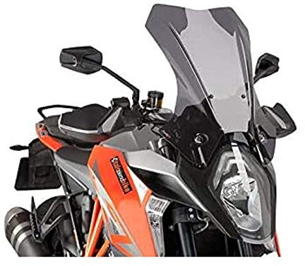 Puig 8913F Touring Windscreen improved wind protection, Dark Smoke