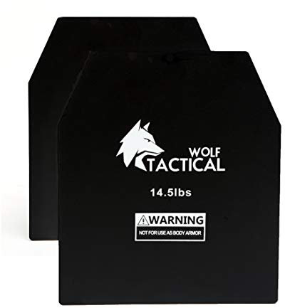 WOLF TACTICAL Gewichtsweste Platten - 5,75/8,75/14,5/9 kg Paar - WODs, Krafttraining, Laufen, schwere Workouts