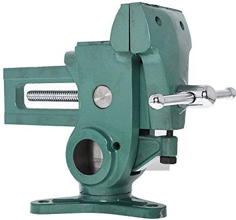 findmall Parrot Schraubstock 3,5 Multi-Winkel-Schraubstock 3,5 für Gitarrenbauer und Holzschnitzer