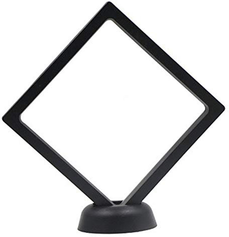 BYFRI Münzen-Frames Gedenkmünzen Schwimmdock Vitrine Rack-Clear Display Box Ständer Halter Hängerahmen Für Medallion Chip (11 * 11cm)