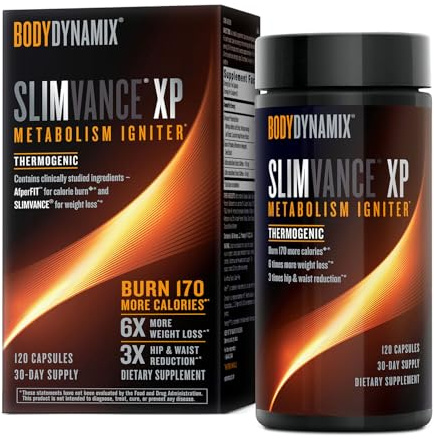 GNC Slimvance XP Metabolism Igniter, 120 Count, 30 Servings