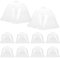 Cabilock Lot de 10 cloches de culture en plastique pour plantes 10,5 x 10,5 x 8,2 cm