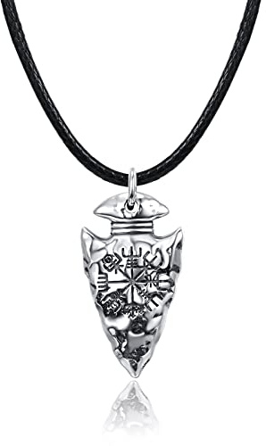 KINGWHYTE Thor Hammer Halskette Herren 925 Sterling Silber Thor Kette Nordic Vintage Wikinger Rune Anhänger Mjolnir Odin Schutz Schmuck Geschenke für Männer