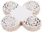 NUOBESTY 50pcs Chocolate Liner Cups Hollow-Out Truffle Packing Papers Rose Baking Wrappers for Candy Snacks Muffins Dessert Birthday Wedding Decorations