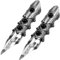 LALAFINA 2Pcs Gothic Full Finger Ring Claw Open Ring Adjustable Props Armor Jewelry for Halloween Vampire Nails Women Cosplay Costume
