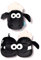 Reisekissen mit Maske Relaxeazzz - Shaun, Leben eines Schafs