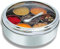 Nobel Stainless Steel Masala Dabba, Spice Box, With 7 Compartments Plus Spoon, See through Lid - 22.5 Cm Diameter