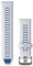 Garmin Cinturino Originale, 22mm, Sgancio rapido, Silicone, Whitestone & Blue (stile Forerunner 265)