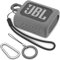 BEAUDOM Silikon JBL GO 3 Hülle Case für JBL GO 3 [Mit Handschlaufe] [Mit Zwei Karabinertypen] Tragbar Schutzhülle Kompatibel mit JBL GO 3 Bluetooth-Lautsprecher (Grau)