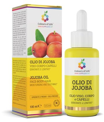 Jojobaöl, Gesichts-, Körper- und Haaröl, feuchtigkeitsspendend und beruhigend