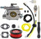 Ewillownm Compatible avec le nouveau carburateur pour ECHO CS-400 CS-370 WT 985 pour tronçonneuse SHINDAIWA 402S A021001921