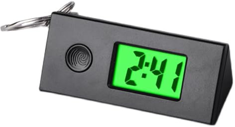 Ranuw Tragbare elektronische Uhr mit beleuchtetem Display, stilvoller Rucksack, Schlüsselanhänger, geeignet für Prüfungen, Arbeit und Außenbereich, Geschenk, Schlüsselanhänger, elektronische Uhr,