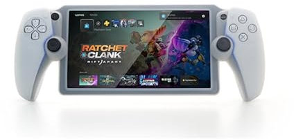 Protective Case Cover Compatible for PlayStation Portal, Soft Silicone Gaming Console Shell Anti-scratch Dust Protection Case Cover (Case Only) (White)