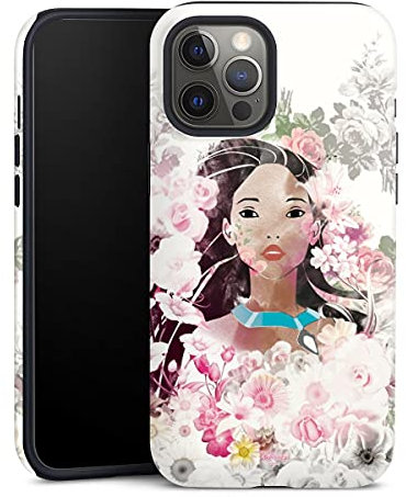 DeinDesign Panzer Handyhülle kompatibel mit Apple iPhone 12 Pro Max robuste Outdoor Hülle Schutzhülle matt Pocahontas Disney Offizielles Lizenzprodukt