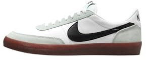 Nike Herren Killshot 2 Leather Sneaker, Weiß, Schwarz, Hellsilber, Gummi, Dunkelbraun, 44.5 EU