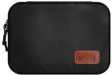 TYGFRT 1 Digital Storage Bag, Multi-Compartment Storage Bag, Waterproof Storage Bag, Electronics and Accessories Storage Bag, Luggage Accessories, Essential Equipment for Travelers (Black)
