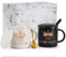 Joymaking Gifts for Couple His Lordship & Her Ladyship Coffee Mug Set for Parents Anniversary Wedding Christmas Gifts for Him Her, 12Oz Black-White
