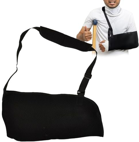 BNPHSIN Arm Sling for Shoulder Injury, Sling for Arm Support, Shoulder Left Right Straps for Women Men Adjustable Mesh Support Brace for Broken Wrist, Elbow, Dislocated