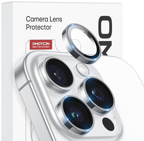 OMOTON Kamera Schutz für iPhone 16 Pro/Pro Max - Kratzfest, Ultra-Klar, 9H Härte