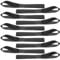 10 Pièces 30cm, 25mm Sangle Moto Sangle de Remorquage Vélo Anneaux d'arrimage pour Le Transport et la Fixation de Cargaisons de Voitures et de Motos