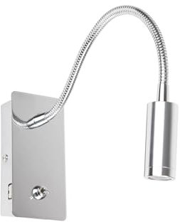 Faro Barcelona 41025NA - JULIET USB C Wandleuchte Leseleuchte Chrom