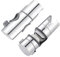 Cmis Kbei Slider Shower Head Chrome Handheld Shower Holder Bracket Adjustable Rail Bracket Slider Shower Mounting Brackets for Accessory(Chrome A)