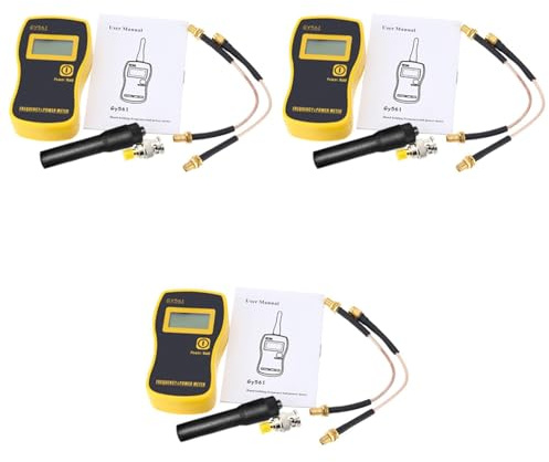 Rfeeuubft 3X GY561 Mini Handheld Frequency Counter Meter Power Measuring for Two-Way Radio