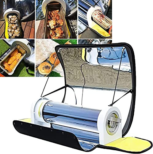 Four solaire portable de 4,5 L - Grande capacité - Four solaire d'extérieur - Réchaud de camping pour 2 à 3 personnes - Randonnée pédestre - Fête de famille