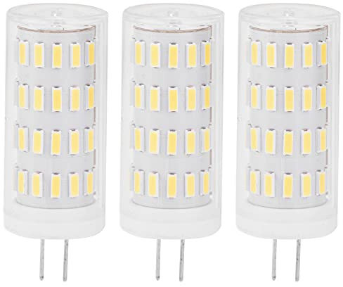 Hyuduo Dimmbare G4 LED -LED -Glühbirne 5W T3 JC Doppel Pin Basis AC DC12-24V Outdoor Glühbirne für Kronleuchter, Augenschutz (Neturallicht)