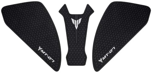 LLIDFONK TankPad Passend Für MT07 MT 07 2025 2026 MT-07 Zubehör Motorrad Tankschutz Aufkleber Rutschfeste Seitliche Tank Pad Aufkleber